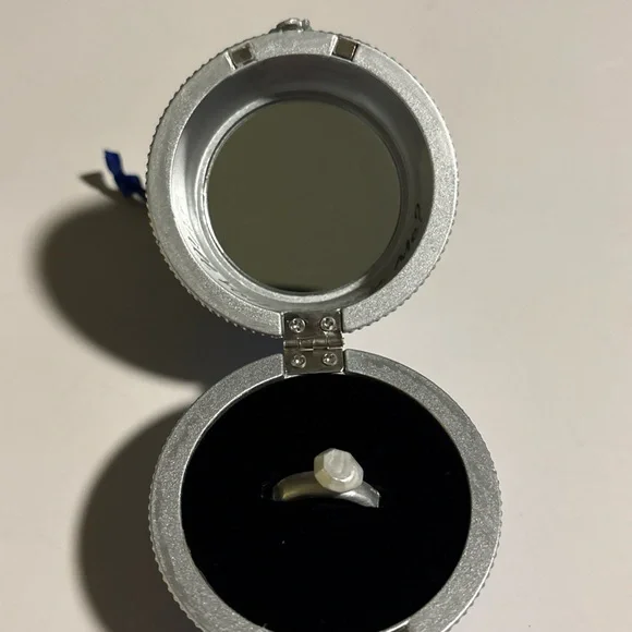 Disney Sketchbook Walt Disney World Blue Castle Engagement Box Ornament New - Picture 2 of 6